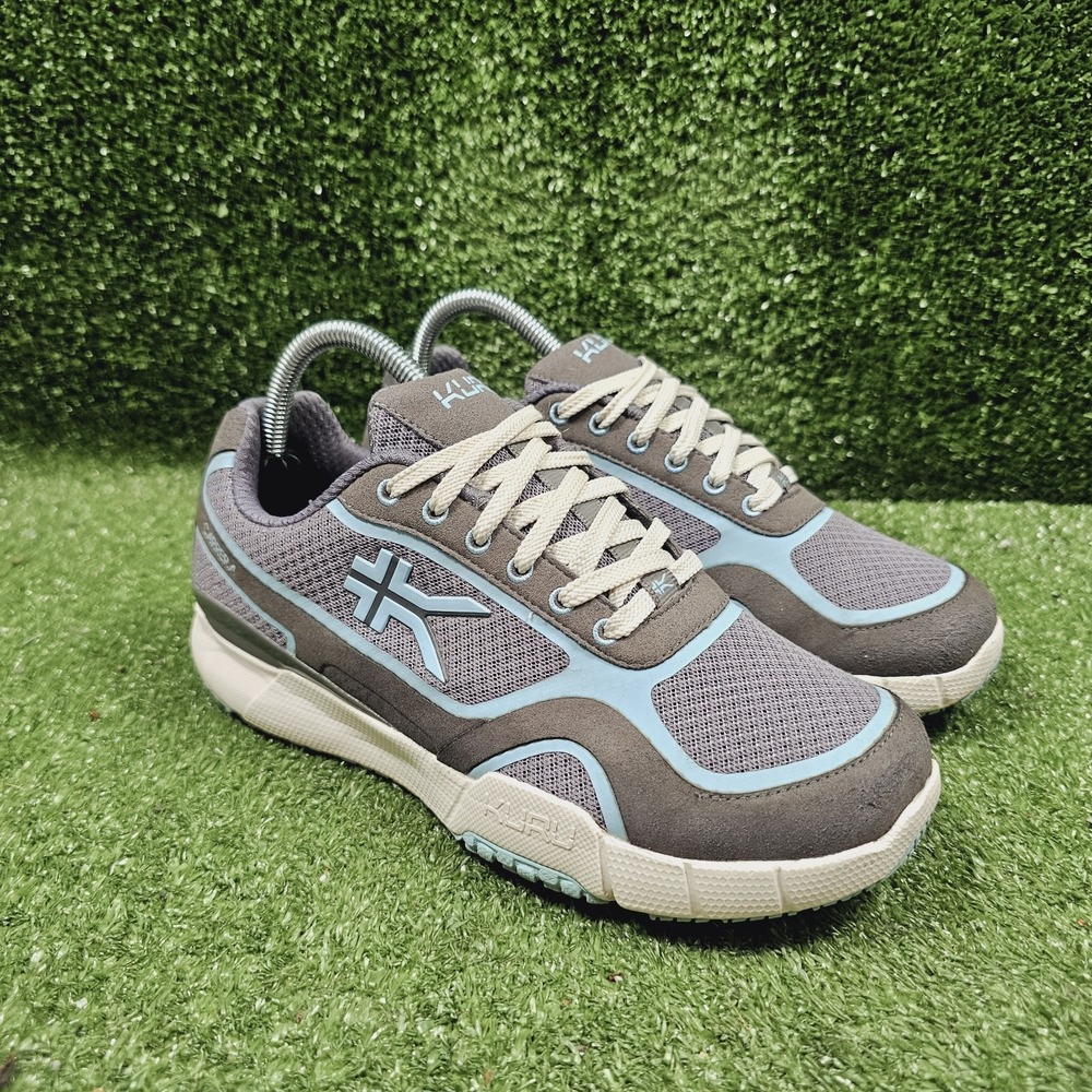 Kuru Carrera Light Grey Blue Athletic Comfort Walking‎ Sneakers Womens Size 8